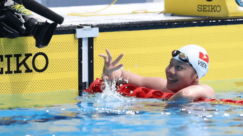 Tượng đài Ánh Viên mãi là nguồn cảm hứng bất tận cho các thế hệ bơi lội trẻ Việt Nam.